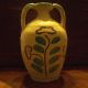 Sicilian Flask Ceramic Art from Burgio