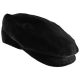 Sicilian Coppola Hat in Black Velvet Smooth