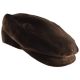 Sicilian Coppola Hat in Brown Velvet Smooth