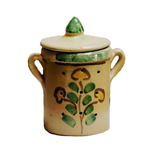Garlic Jar in Ceramic from Burgio