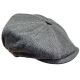 Coppole Siciliane Herringbone Tweed NewsBoy Flat Cap
