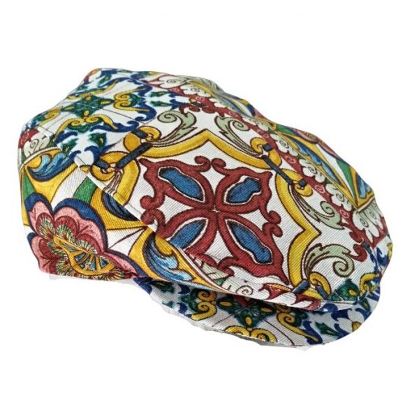 Sicilian Maiolica Icon Coppola Hats
