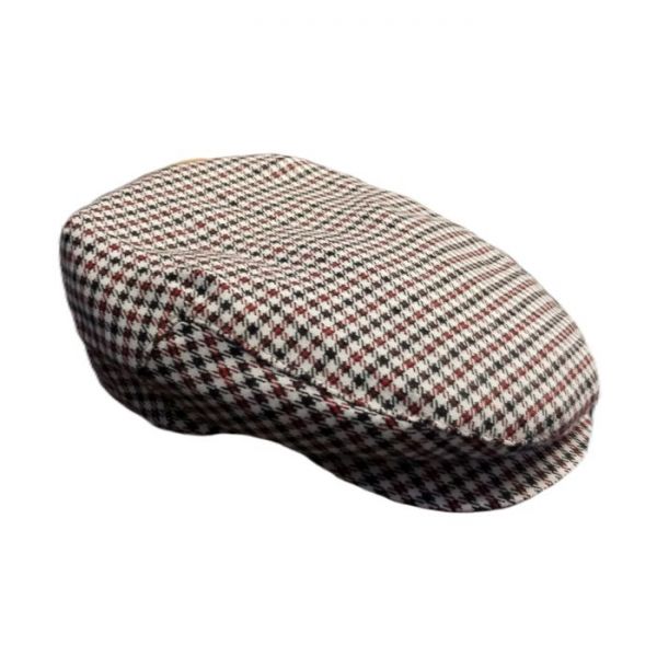 Sicilian Checkered Wool Caps Coppola for Children