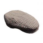 Sicilian Checkered Wool Caps Coppola for Children