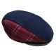Sicilian Coppola Flat Caps Tartan and Wool