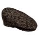 Zebra Wool Sicilian Coppola Hat