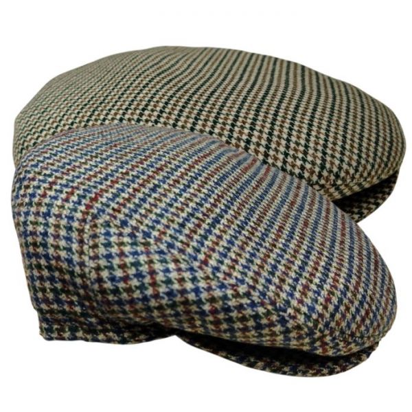Squared Checkered Coppola Hat in wool