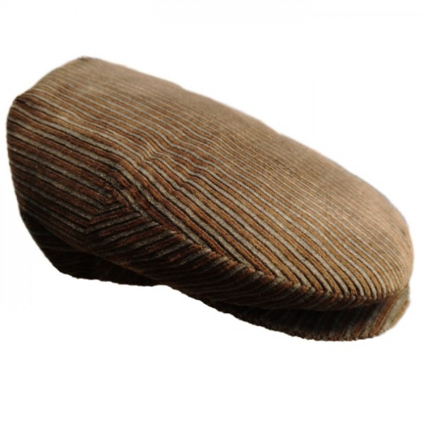 Retrò Striped Velvet Coppola Hat