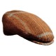 Sicilian Coppola Flat Caps Tartan and Wool